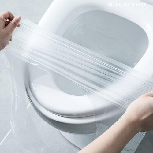 1 Set(6pcs/50pcs)Business Travel Toilet Seat Cover Waterproof Disposable Toilet Mat Universal Toilet Seat Cushion Paper