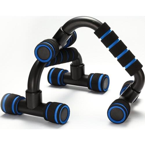 2021 Thicken ABS Push-up Stands Training Chest Sponge Hand Grip Trainer Antiskid Push-up Bars Sport H I-shaped Gym Exercise