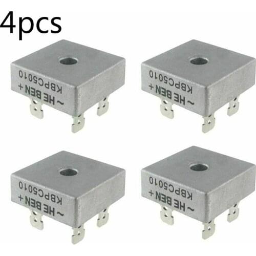 4pcs KBPC5010 50A 1000V diode bridges rectifier KBPC 5010 power rectifier electronic componentes KBPC5010 diode