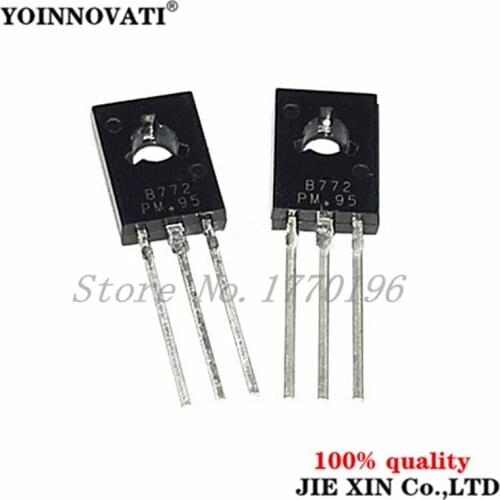 50pcs/lot 2SB772P 2SB772 B772P TO-126 Transistors