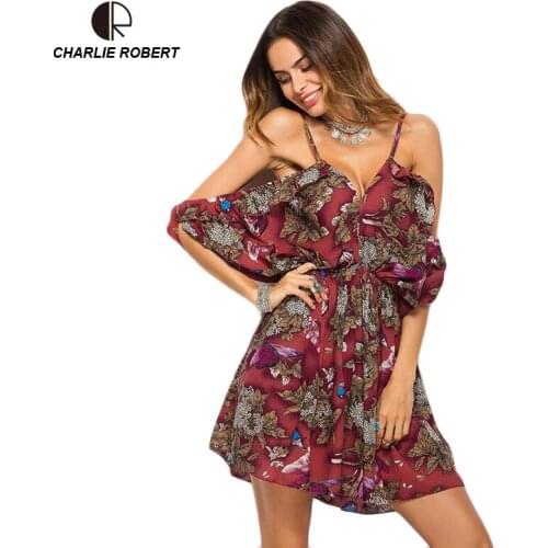 CHARLIE ROBERT Summer Dresses With Sleeves