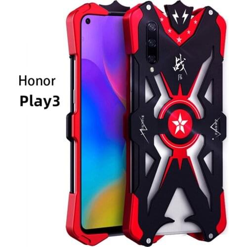 HONOR Play 3 Case Original Zimon New Thor Series Heavy Duty Armor Metal Aluminum Case For Honor Play 3 play3 Phone Case 6.39"