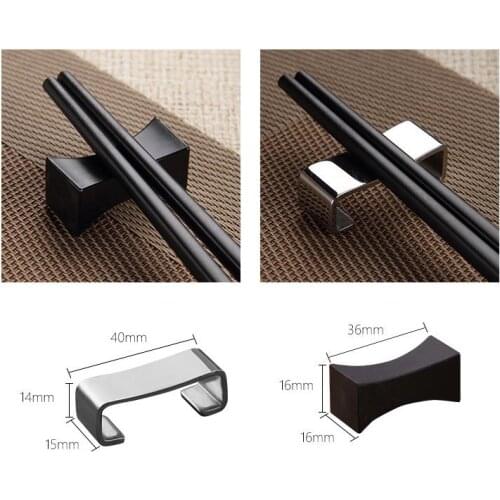 Kitchen Tools Pillow Shape Stainless Steel Chopsticks Stand Creative Tableware Chop sticks Holder SN715