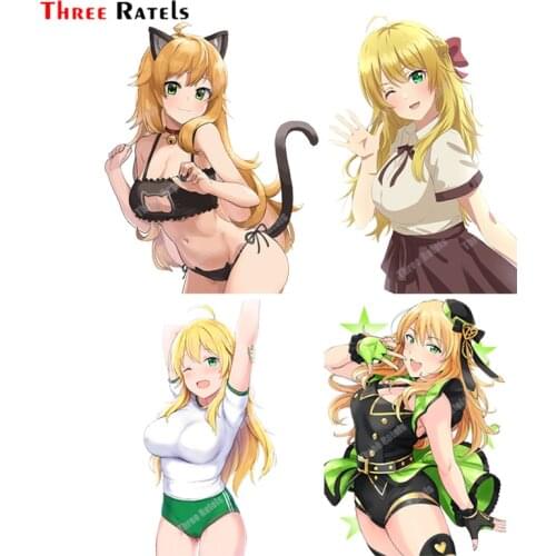 Three Ratels B88 Hoshii Miki Idolmaster Cute Anime Cartoon Girl Sticker For Wall&Mirror&Cup Decoration Waterproof Function