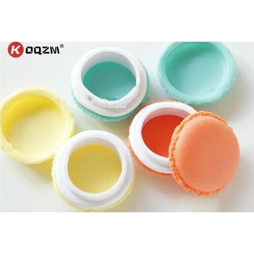 Cute Mini clips dispenser Macaron storage box Candy organizer for eraser Gift Stationery Office school supplies