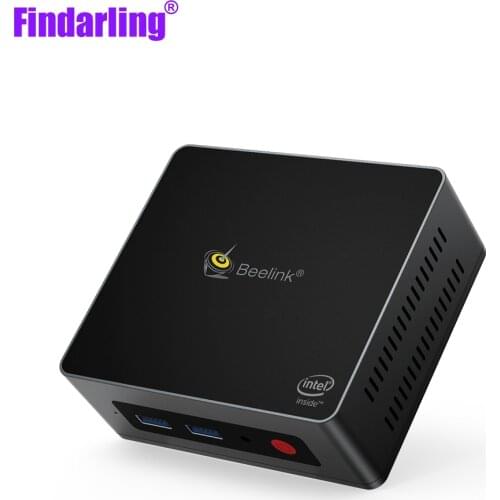 Mini PC Intel Gemini Lake J4125 GKmini Computer Windows 10 DDR4 8G SSD 128GB/256GB BT4.0 Dual Band WIFI RJ45 2*HD-MI Desktop