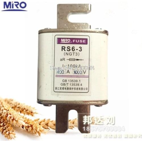 MRO Mingrong RS6-3 400A Fast Fuse RS6-3 NGT3 Fast-Acting 400A 690V RS6-5PCS/LOT
