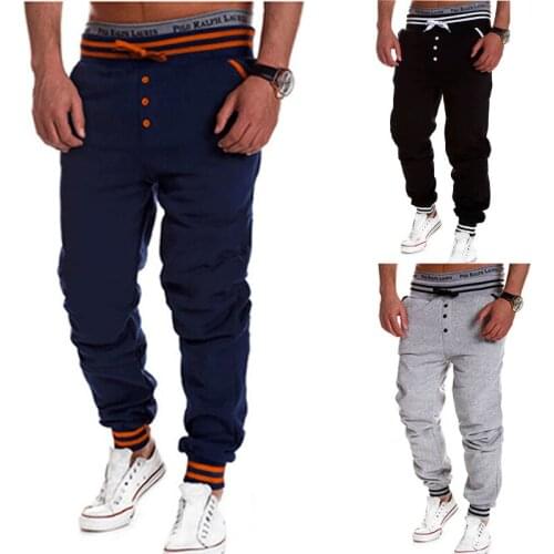 New mens 2020 autumn and winter high waist casual trousers mens best selling Wei pants trousers elastic sports pants W508