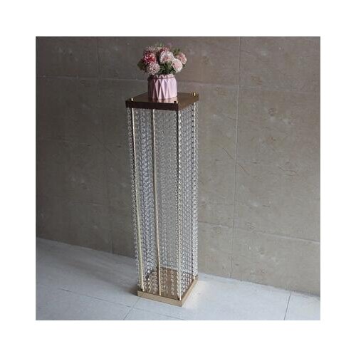 New wedding decoration wedding props venue layout tie Yi plating square bead curtain flower frame wedding road lead