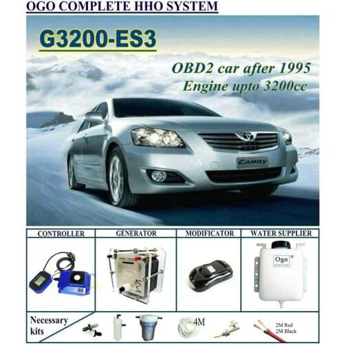 OGO Complete HHO system G3200-ES3 Smart PWM CHIP UPTO 3200CC