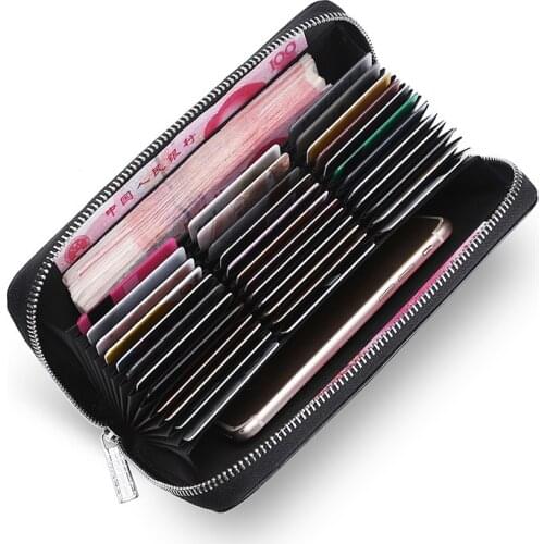 Excellent Leather Phone Storage Bag Easy Bag Portable Exquisite Cards Storaging Organizer Smart Travel Bag Porta Moedas Wallet