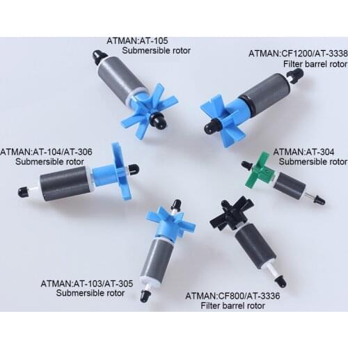 ATMAN Submersible pump AT103/AT104/AT105/AT304/AT305 replacement rotor Filter barrel AT3338/CF800 replacement rotor accessories