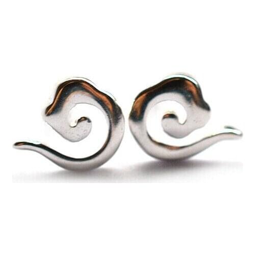 Grandmaster of Demonic Cultivation Wangji S925 Silver Earrings Ear stud Cloud Sa Cosplay props gifts