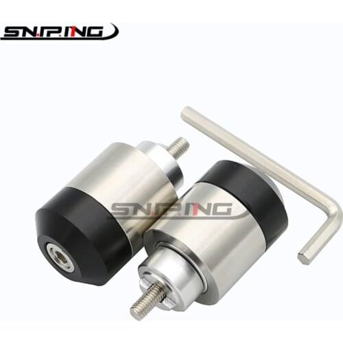 Motorcycle Handlebar Gear Balanced Plug Slider Handle Bar End Weights Grips Cap For HONDA CB400 CBR600RR F5 CBR1000RR CB1300