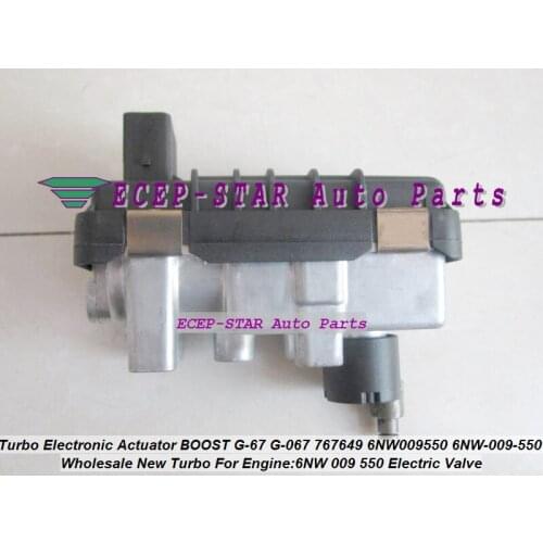 Turbo Electronic Actuator Wastegate Electric BOOST G-67 G-067 G67 G067 767649 6NW009550 6NW-009-550 6NW 009 550