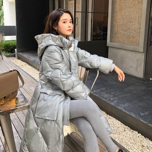 Winter jacket, 2020 white duck down, coat, down jacket hooded, korean long womens coats kj3702