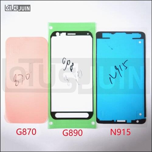 10x Original LCD Bezel Frame Adhesive Sticker Tape For Samsung Galaxy S6 Active G890 / S5 Active G870 / N915 Note Edge