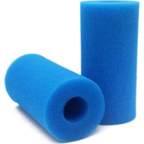 2PCS Foam Filter Sponge for Intex Type a Reusable Washable Swimming Pool Aquarium Filter Accessories