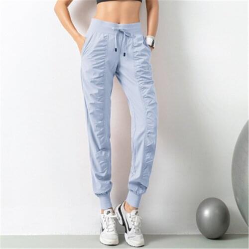2020 Sports Pants Autumn Women Loose Yoga Pants Sports Trousers Exercise Fitness Running Jogging Trousers Workout Sport Pants