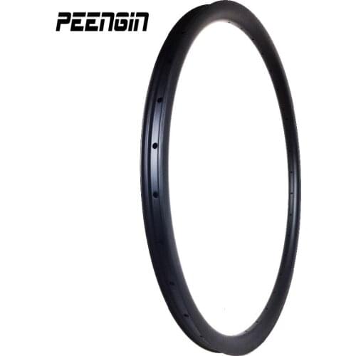 26/27.5/29er hookless carbon MTB bicycle carbon rims export America 35mm width clincher tubeless compatible Cross Country XC