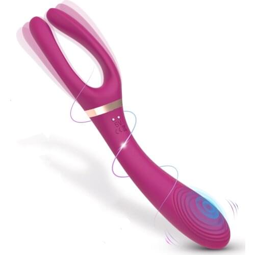 3 Motors G-spot Clitoral Vibrator for Women Dildo Sex Toy Vagina Massager Rechargeable Anal Stimulator for Male Female & Couples