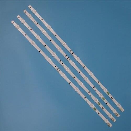 4 Piece LED Array Bars For Samsung UE32J6200AK UE32J5672SU UE32J6200AW 32 inches TV Backlight LED Strip Light Matrix Lamps Bands