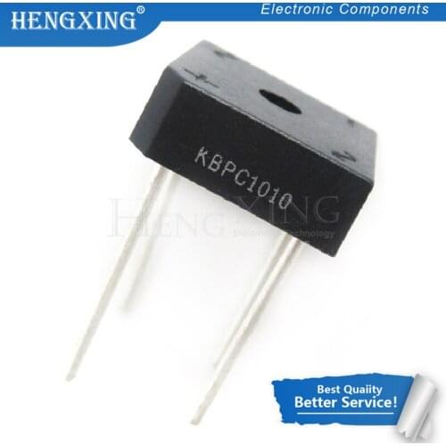 5pcs/lot KBPC1010 10A 1000V DIP Diode Bridge Rectifier diode new and original In Stock