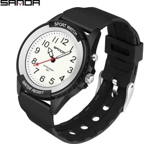 Sanda Sport Women Watch Fashion & Casual 50 M Waterproof Quartz Watches Luxury Elegant Ladies Wrist Watch Simple Men Clock 2020