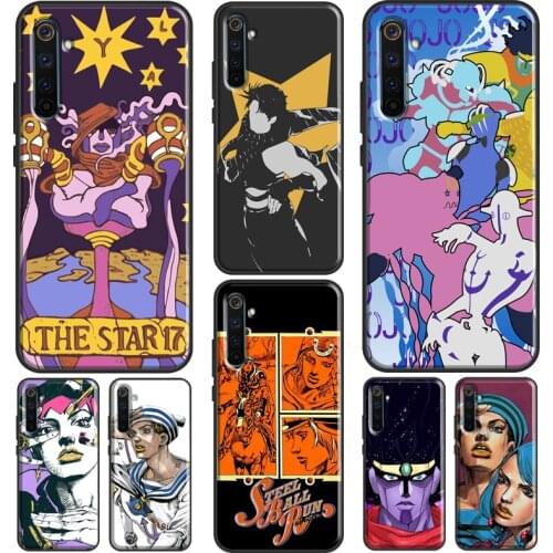 JoJos Bizarre Adventure Case For OnePlus 8T 7T Nord 9R 7 8 9 Pro Cover For Realme GT Neo Q3 7 i 6 8 Pro C3 C21 C15