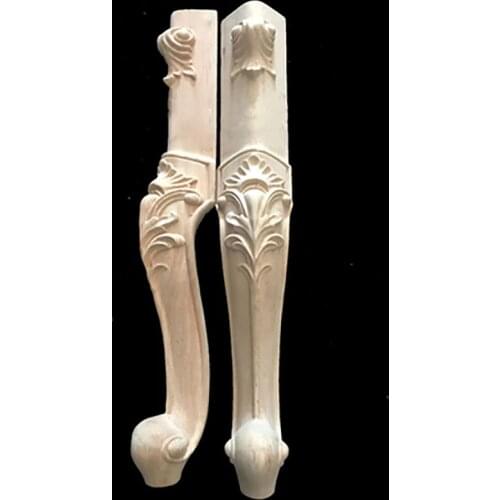 4pcs/lot Solid wood Furniture Legs European Carved Cabinet Legs Table legs