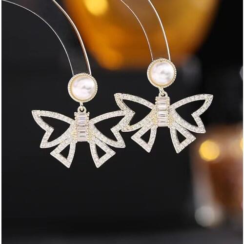 EYER Natural Baroque Freshwater Flower Shape Pearl Earrings Original Handmade Design Jewelry Banquet Gifts Jewelry