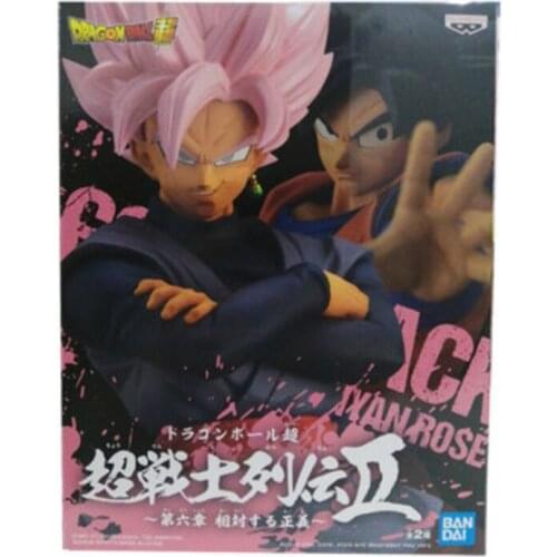 BANDAI Banpresto DRAGON BALL Zamasu Black Goku Relative justic Warriors' Biography 2 Anime Toys Figure BP17638