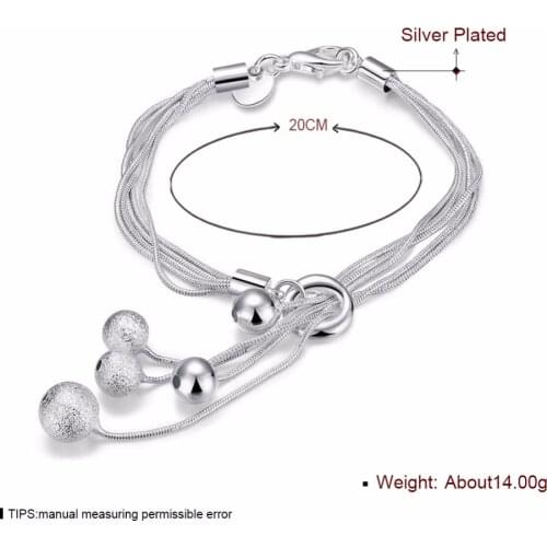 H243 Free Shipping! Latest Women Classy Design N925 Silver color jewelry Hot sell bracelet Factory Direct Sale