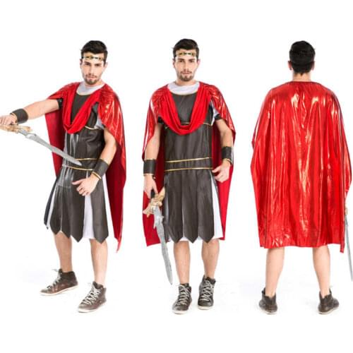 Halloween Costumes Italian Spartan Samurai Egyptian Greek Gladiator Costume