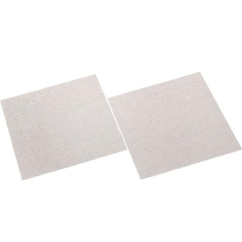 2 Pcs 5.1"x 5.1" Microwave Oven Mica Sheets Repairing Accessory Plates Sheets