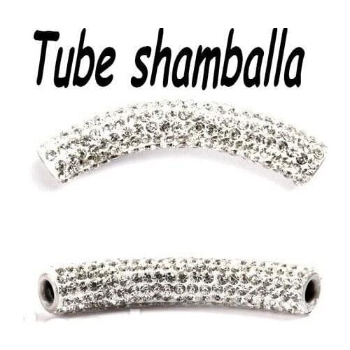 Best clay chrt4or mixed multi color long bending tube beads lowest DIY necklace beads for women crystal