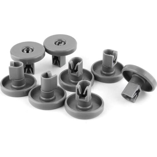 MEXI 8Pcs Dishwasher Spare Rolls Parts Baskets Kits For AEG Favorit Privileg Zanussi etc Home Kitchen Accessories Parts