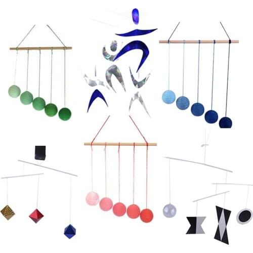 Montessori DIY Visual Practice Charm Birth Baby Gradient Color Paste Ball Hanging Gobbi