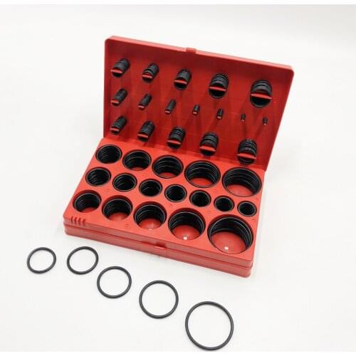 NBR70 Metric 419 pcs O Ring Kit Rubber Seal Gasket Universal Rubber O-ring Assortment Set R01-R32 BUND 70 DUROMETER O-RING KIT