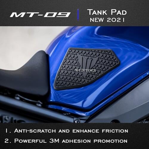 For YAMAHA Sticker NEW 2021 Fuel Tank pad MT09 MT 09 MT-09 Fuel Tank pad TankPad Protector Stickers Decal Gas Knee Grip Tank pad