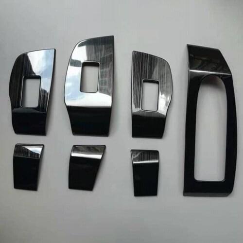 Car Interior trim sticker, window button trim for mazda 3 AT RHD 2019 2020,stainless steel