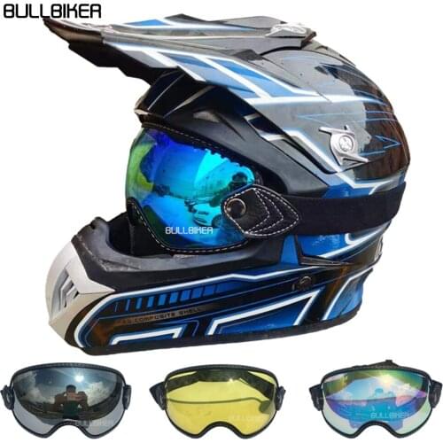 BULLBIKER New Outdoor Motorcycle Goggles Cycling MX Off-Road Sport ATV Dirt Bike Racing Glasses For Motocross Helmet Goggles