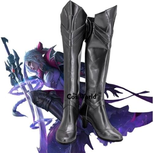 LOL Battle Queen Diana Games Customize Cosplay High Heels Shoes Boots