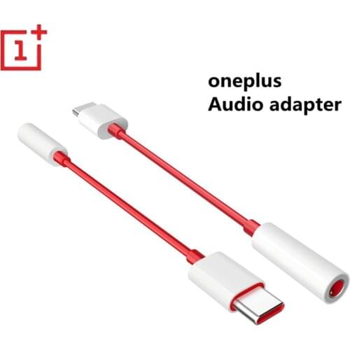 Original Oneplus Audio Cable Type C To 3.5MM Earphone Jack Adapter For One Plus 1+ 9R 9 8 7 7T Pro 8 Nord N10 N100 Music Cable
