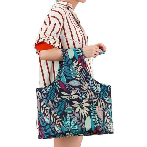 Portable Knitting Totes Yarn Ball Storage Case for Crochet Hook Sewing Tool