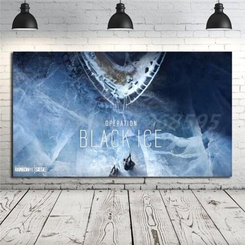 Rainbow Six Siege Operation Black Ice HD Wallpaper Canvas Posters Prints Wall Art Painting Decorative Picture Home Decoration