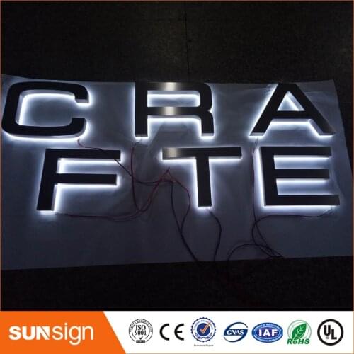 Sunsign Factoy Outlet Custom Outdoor Acrylic led signs for shop