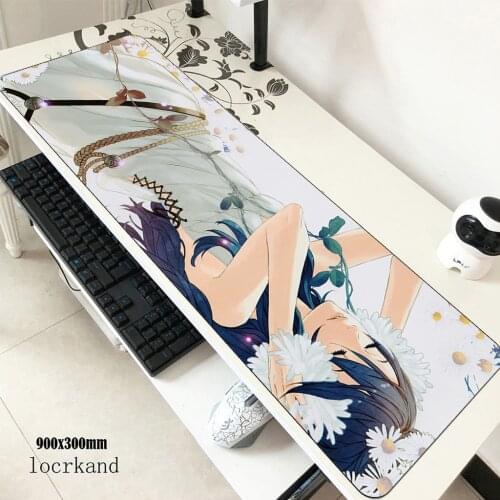 Fire Emblem super mouse pad 90x30 pad to mouse notbook computer Indie Pop mousepad gaming padmouse Beautiful keyboard mouse mats