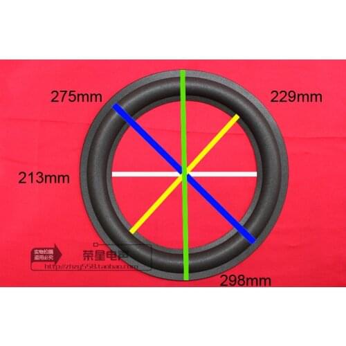 1 piece 12 inch 12" REPAIR woofer Bass loudspeaker speaker foam surrounds model size: 213mm L1: 229mm L2: 275mm 302mm