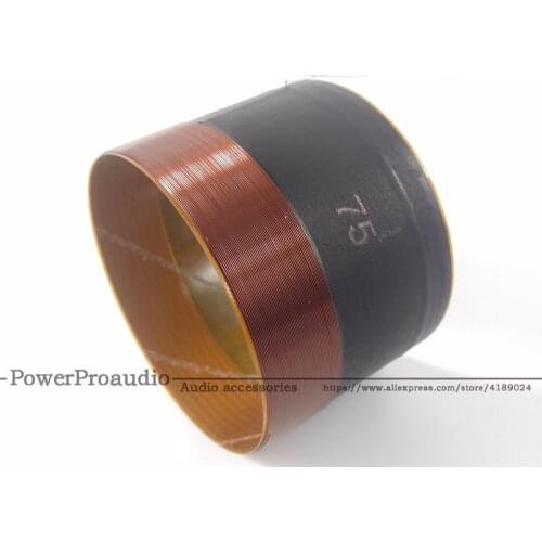1PCS 75 mm Horn Speaker Bass Voice Coil Woofer Sound Driver BASS Voice Coil 2 layers